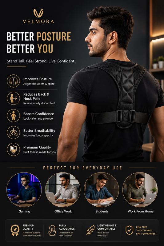 VelmoraX Unisex Posture Corrector Belt